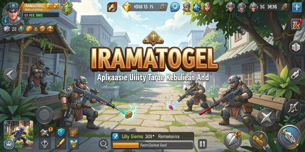 Screenshot IRAMATOGEL menampilkan antarmuka yang intuitif dan praktis.