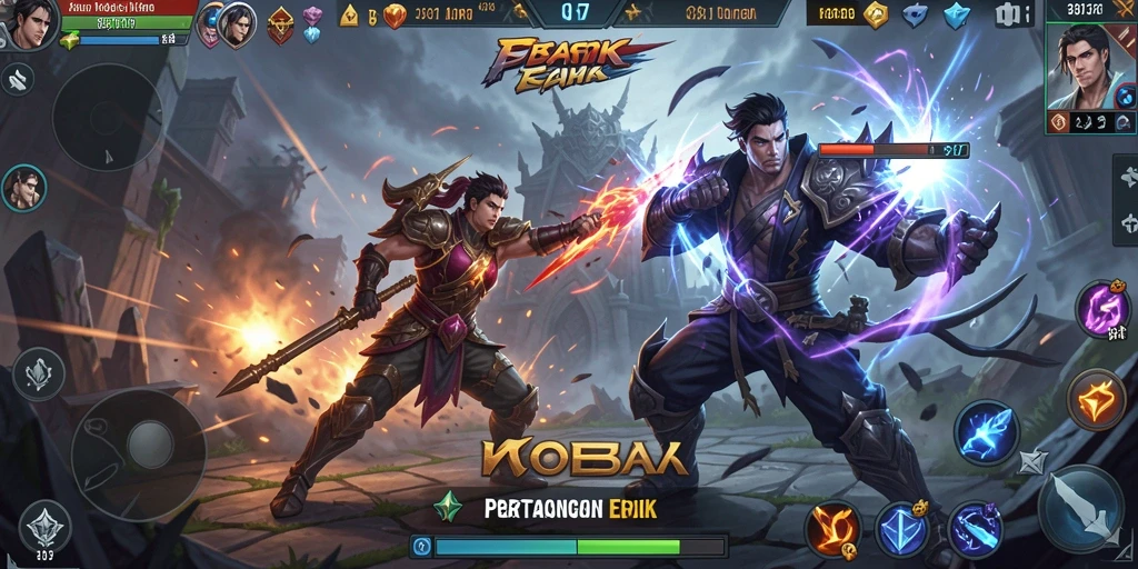 Gameplay seru KO857 dengan pertarungan tim yang menegangkan.