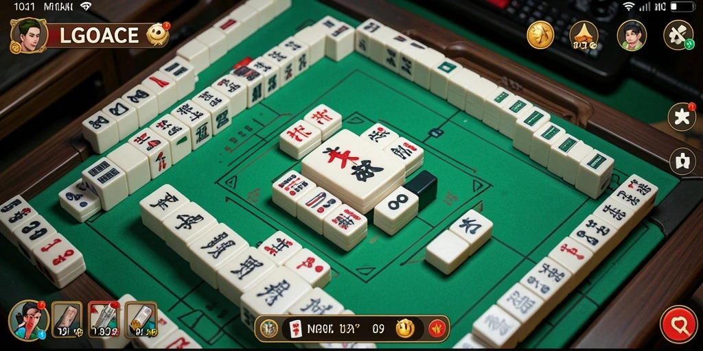 Screenshot utama LGOACE menampilkan gameplay Mahjong yang seru dan penuh tantangan.