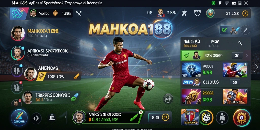 Tangkapan layar dari gameplay <strong>MAHKOTA188</strong> yang menunjukkan taruhan olahraga.