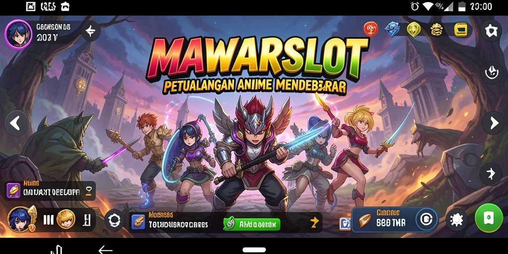 Tampilan menakjubkan dari gameplay MAWARSLOT yang penuh aksi.
