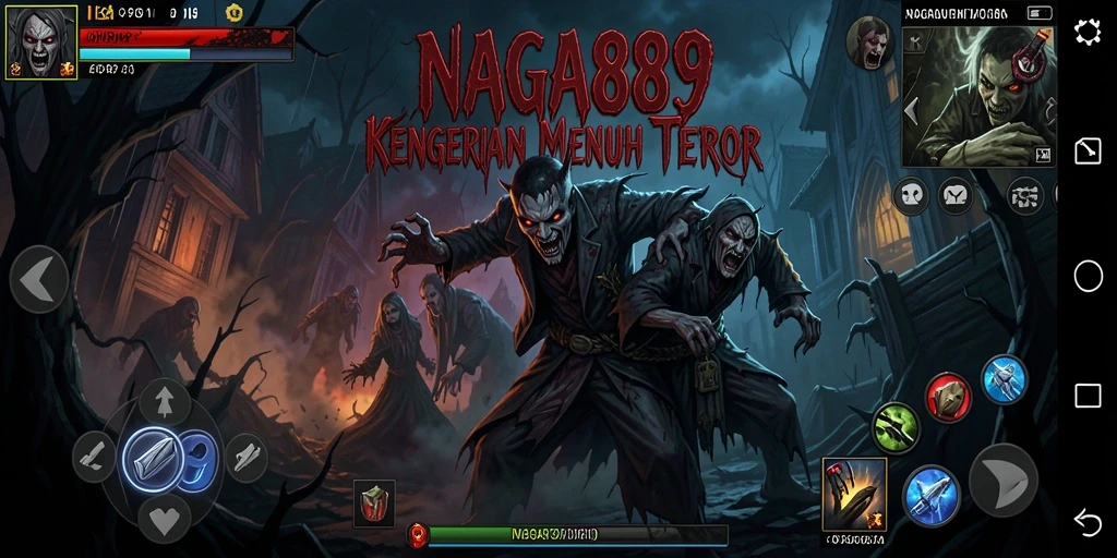 Tampilan menakutkan gameplay di dunia kegelapan NAGA889.
