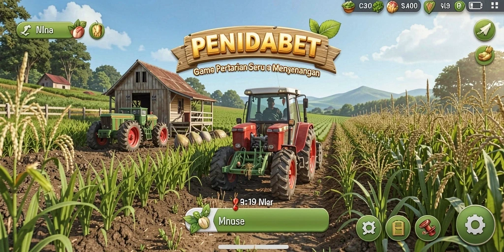 Tampilan gameplay PENIDABET yang menyenangkan dan interaktif dalam pertanian.