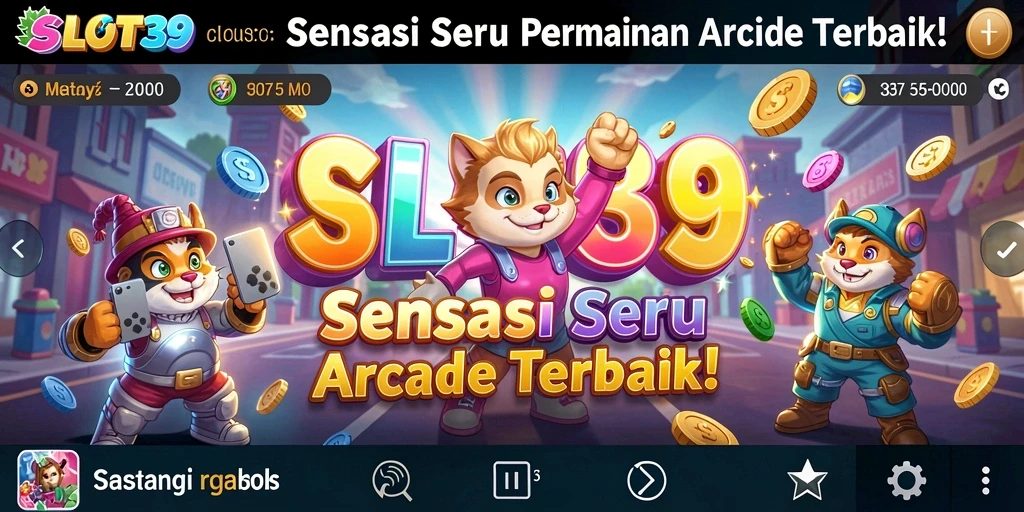 Screenshot menunjukkan gameplay seru dan menantang dari SLOT39.