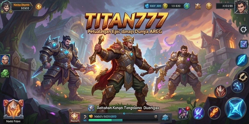 Tampilan gameplay yang memukau dari TITAN777 dengan aksi yang seru.