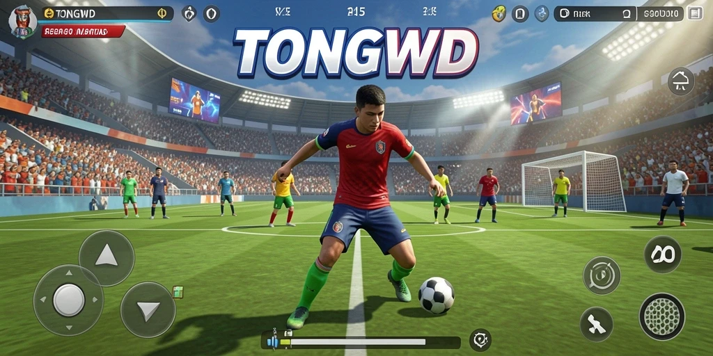 Tampilan gameplay TONGWD yang seru dan penuh aksi.
