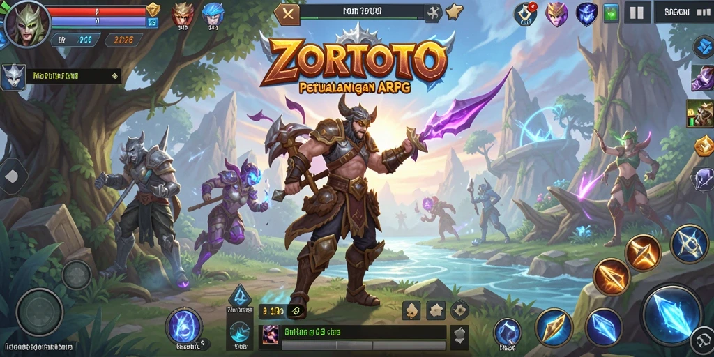 Tangkapan layar gameplay ZORTOTO yang menampilkan petualangan mendebarkan.